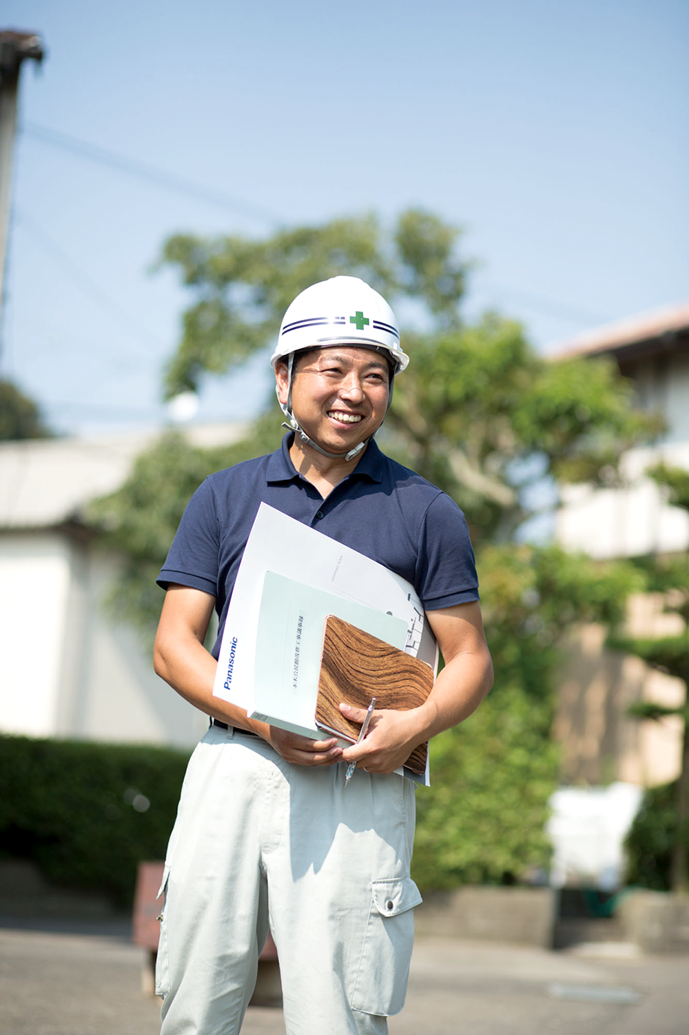 福津市の片岡建設代表の片岡志朗さん。